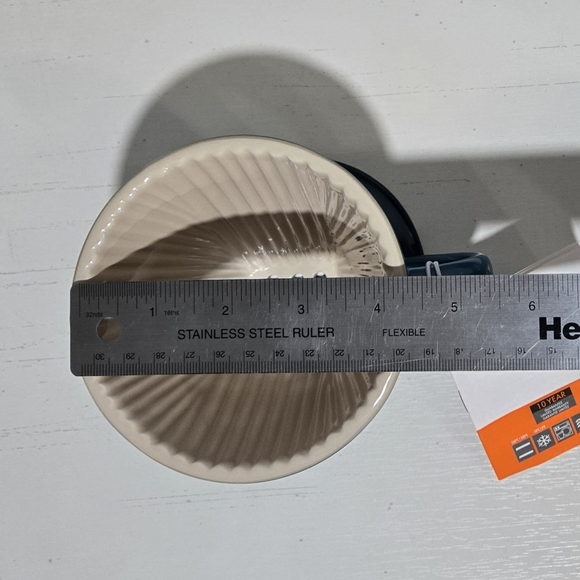 Deep Teal Pour Over Coffee Maker Cone & 2 Heritage Mugs Le Creuset RETIRED COLOR - Picture 9 of 12